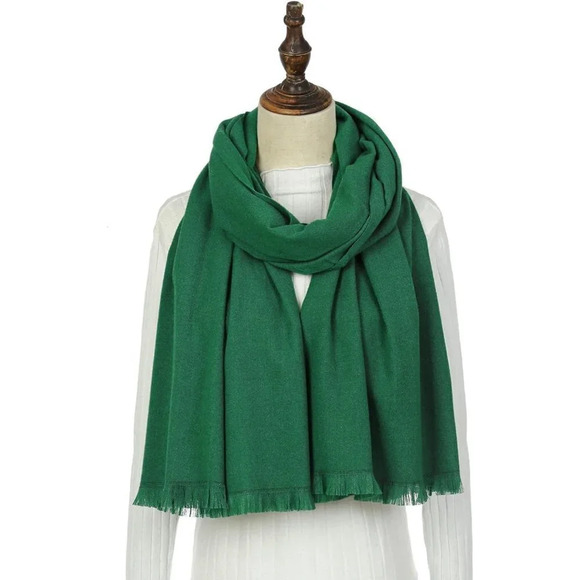 Swat Pany Scarf For Women Winter Pashmina Shawls For Women Wedding Shawls-Green2 - Picture 2 of 7